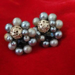VINTAGE CLIP FASHION EARRINGS